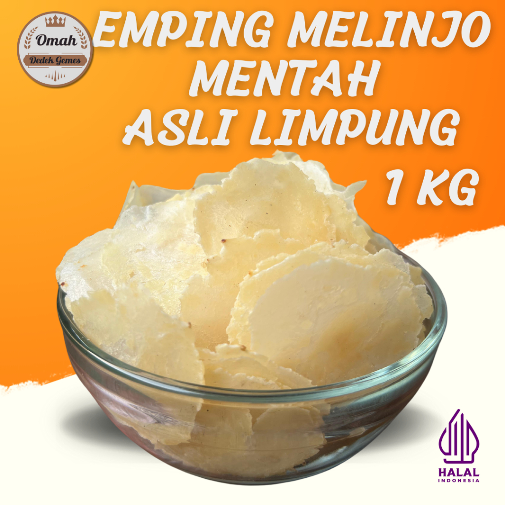 Jual EMPING MELINJO MENTAH SP 1KG ORIGINAL SUPER OLEH OLEH KHAS LIMPUNG ...