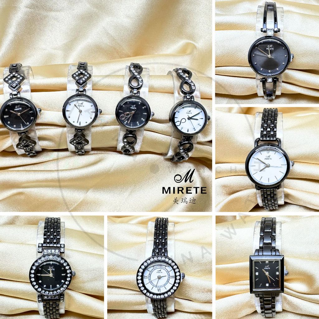 Jual Jam Tangan MIRETE MRT-RT14 Wanita Bulat Diameter Kecil Strap ...