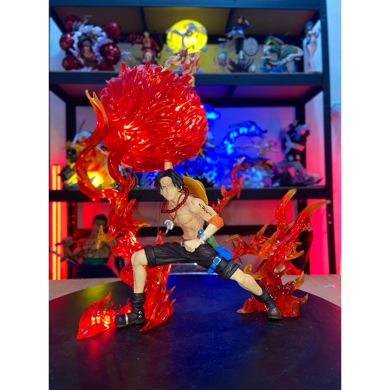 Jual [ Foto Asli ] Statue One Piece Zook Factory Studio Portgas D Ace ...