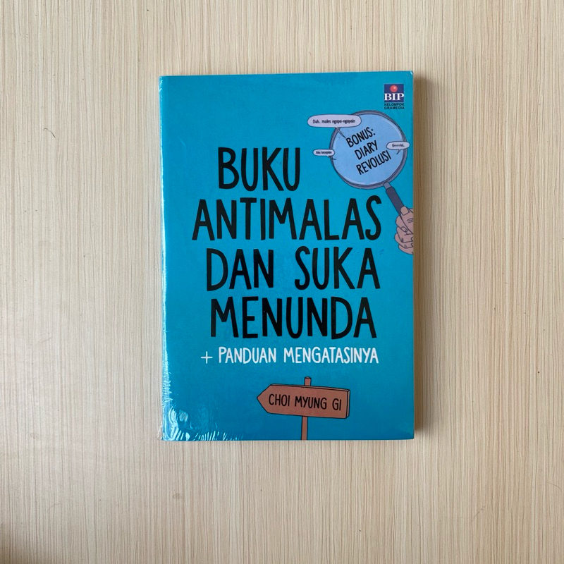 Jual Buku Anti Malas Dan Suka Menunda Choi Myung Gi Shopee Indonesia