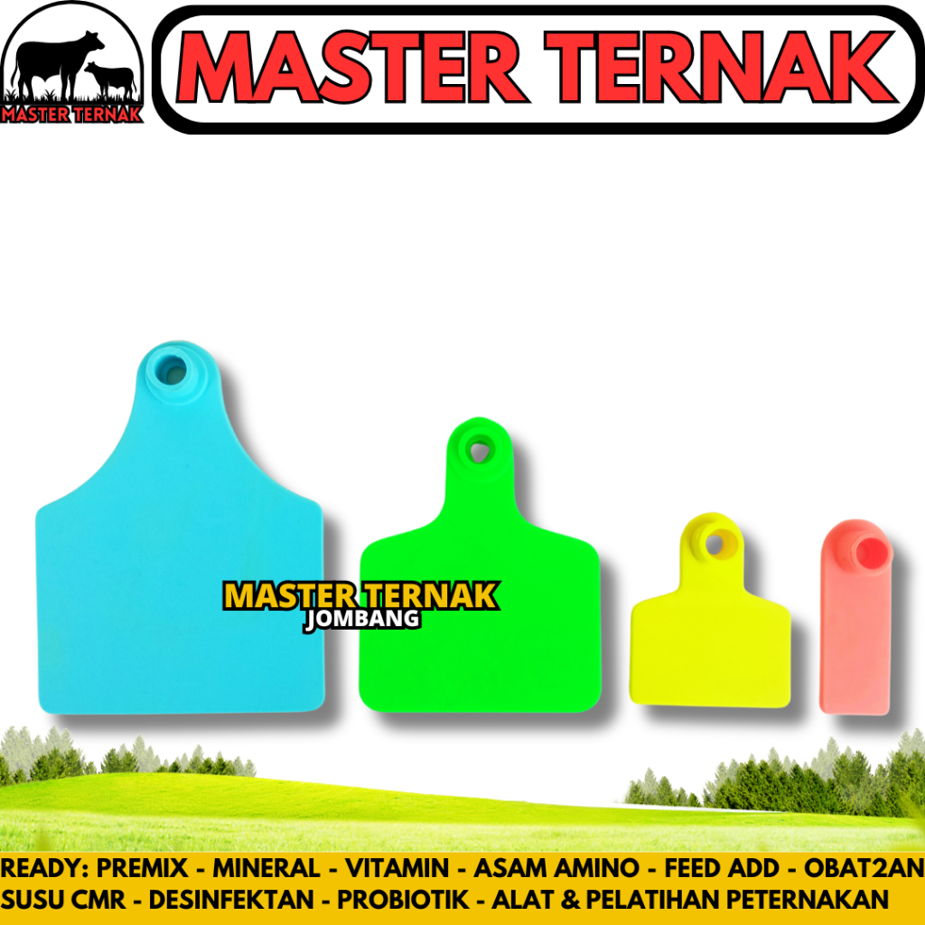 Jual EAR TAG SAPI POLOS EXTRA LARGE (7,6x10cm) 1 PCS - Eartag Sapi ...