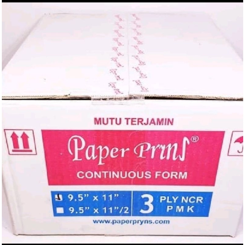 Jual Kertas Continuous Form Paperpryns 9,5x11 3 ply | Shopee Indonesia