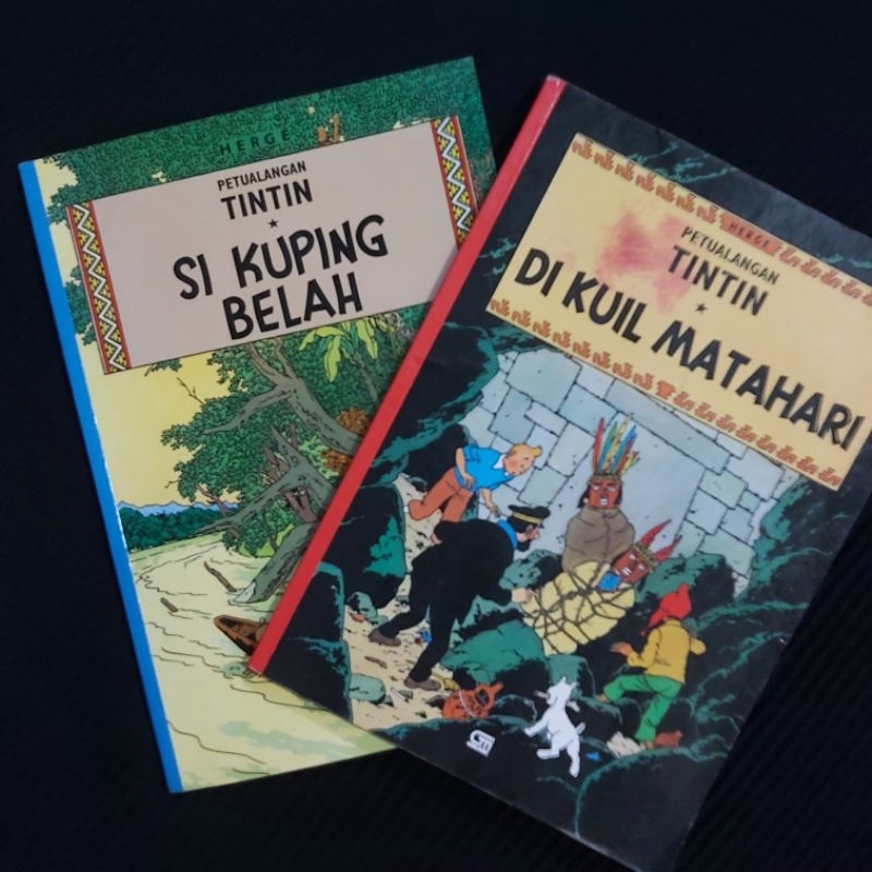 Jual Buku Original Komik Langka Petualangan Tintin ☆ Di Kuil Matahari ...