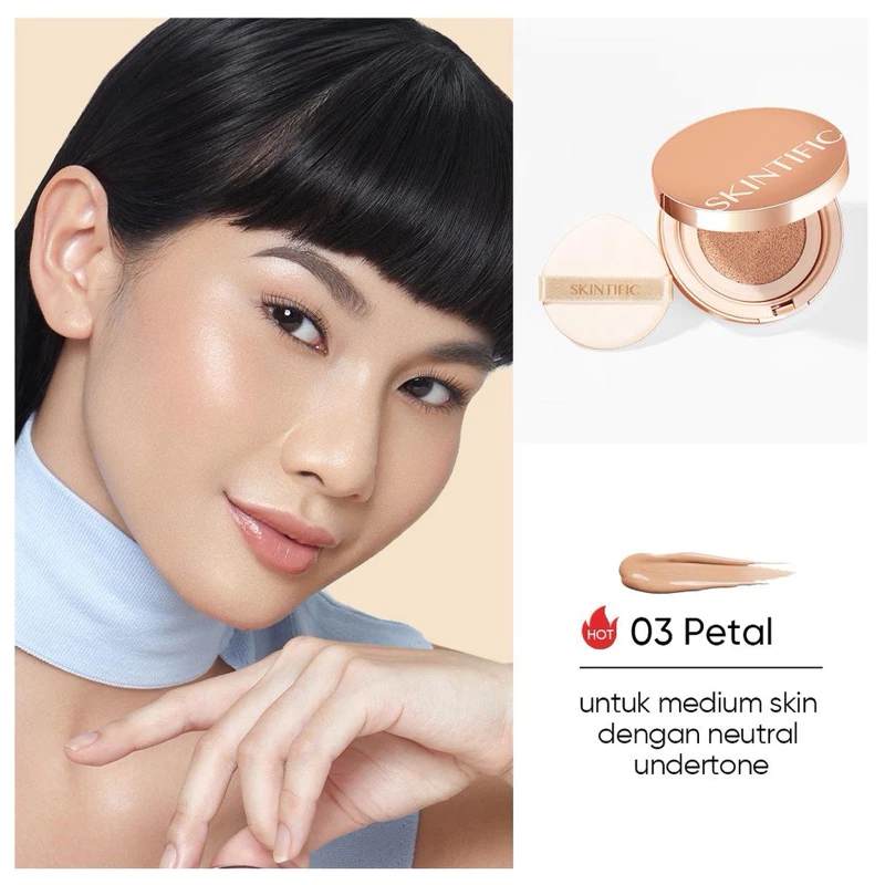 Skintific Cushion SPF 35 PA++++ Oil-Control Matte
