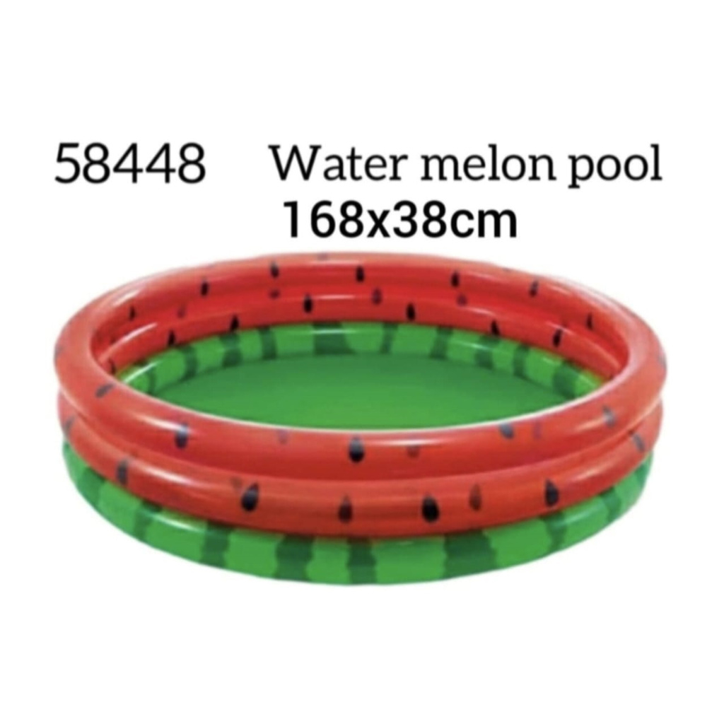Jual MAINAN KOLAM RENANG ANAK INTEX KOLAM SEMANGKA UKURAN 168X38 CM ...