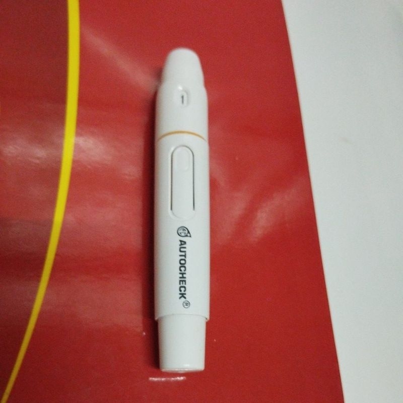 Jual Pen Lancing Device Autocheck Lancet Pen Auto check Jarum Penusuk ...