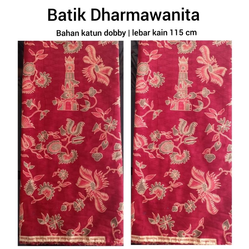 Jual Kain bahan seragam batik dwp DOBBY dharma wanita persatuan ...