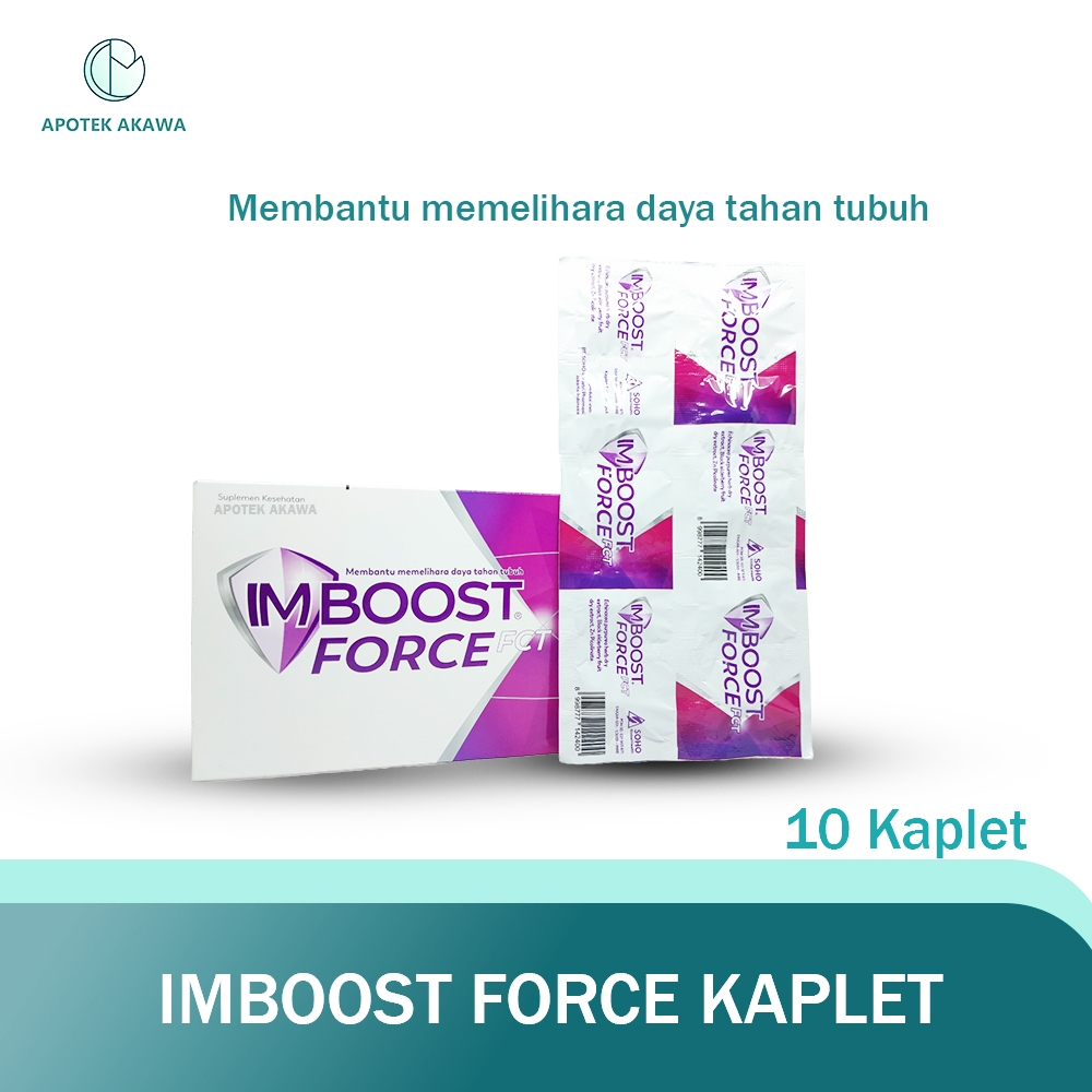 Jual IMBOOST FORCE KAPLET STRIP @10 KAPLET / VITAMIN DAYA TAHAN TUBUH ...