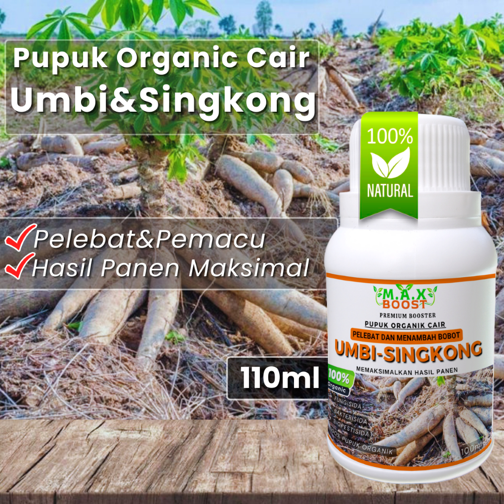 Jual Pupuk Booster Umbi Dan Singkong 100ml I Pupuk Organik Pelebat