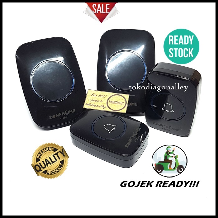 Jual Bel Rumah Tanpa Kabel 2 Tombol Bel Rumah Tanpa Kabel 2 Speaker Bel