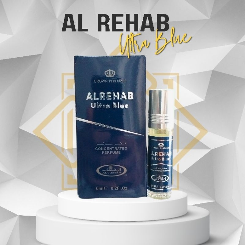Parfum Al Rehab Ultra Blue ML Roll Murni Bibit Parfum 100% Original  Parfume Tahan Lama