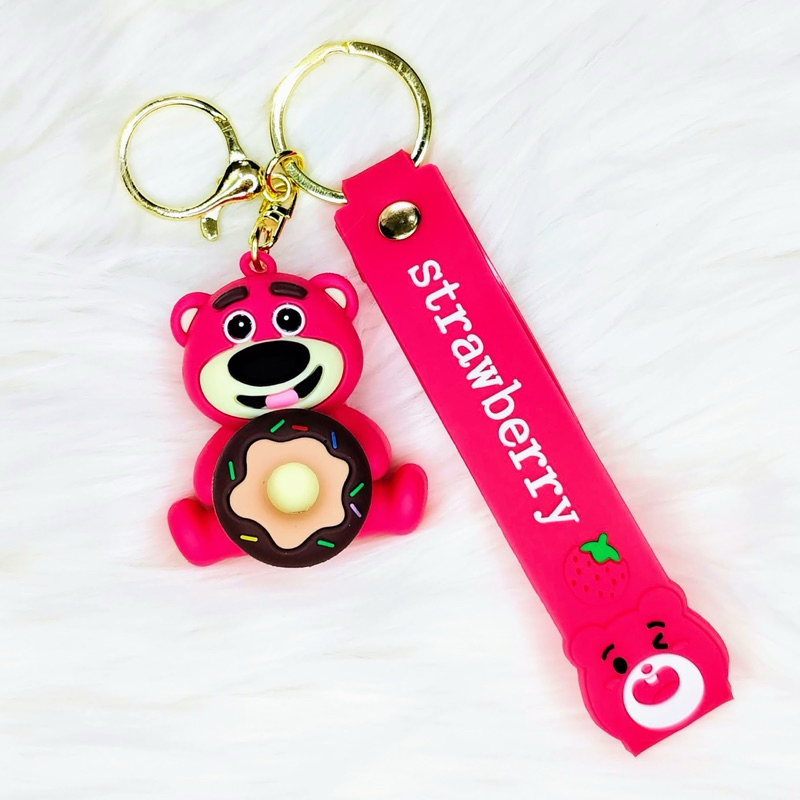 Jual Gantungan kunci lutso gantungan kunci lotso toystory | Shopee ...