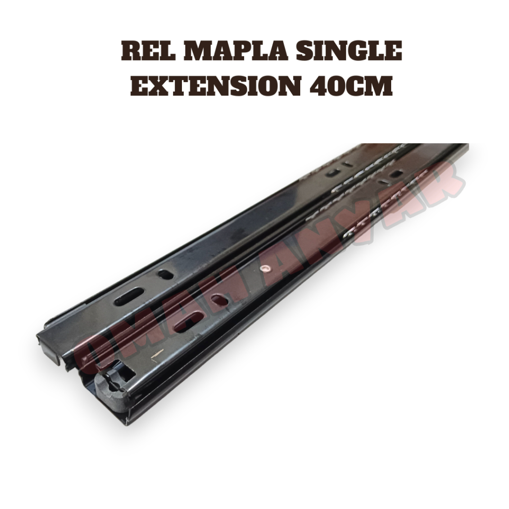 Jual Rel Laci Single Track Extension MAPLA 25mm 40cm | Shopee Indonesia