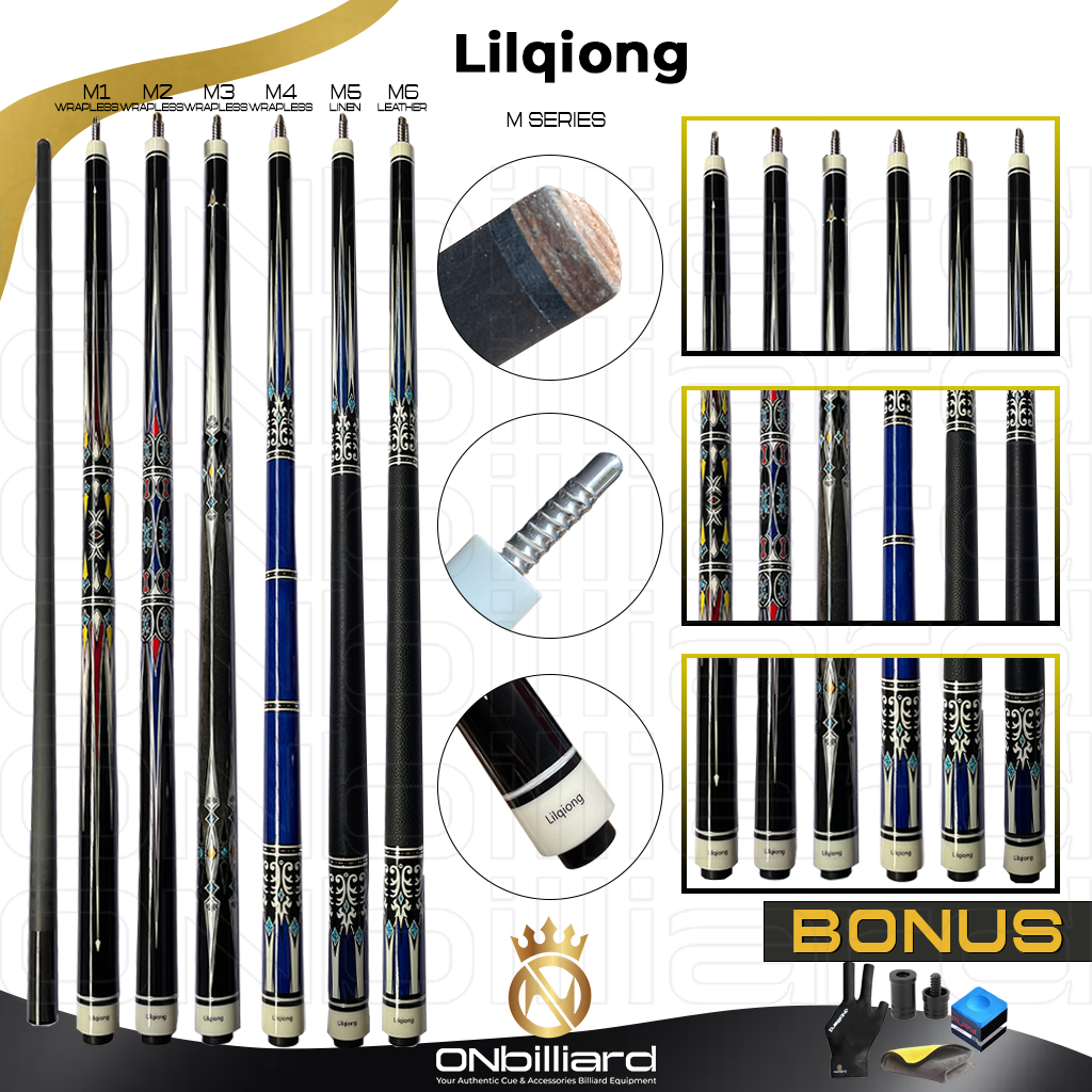 Jual Lilqiong Ls Ht8 M Series Cue Stick Billiard Carbon Play 12 5mm