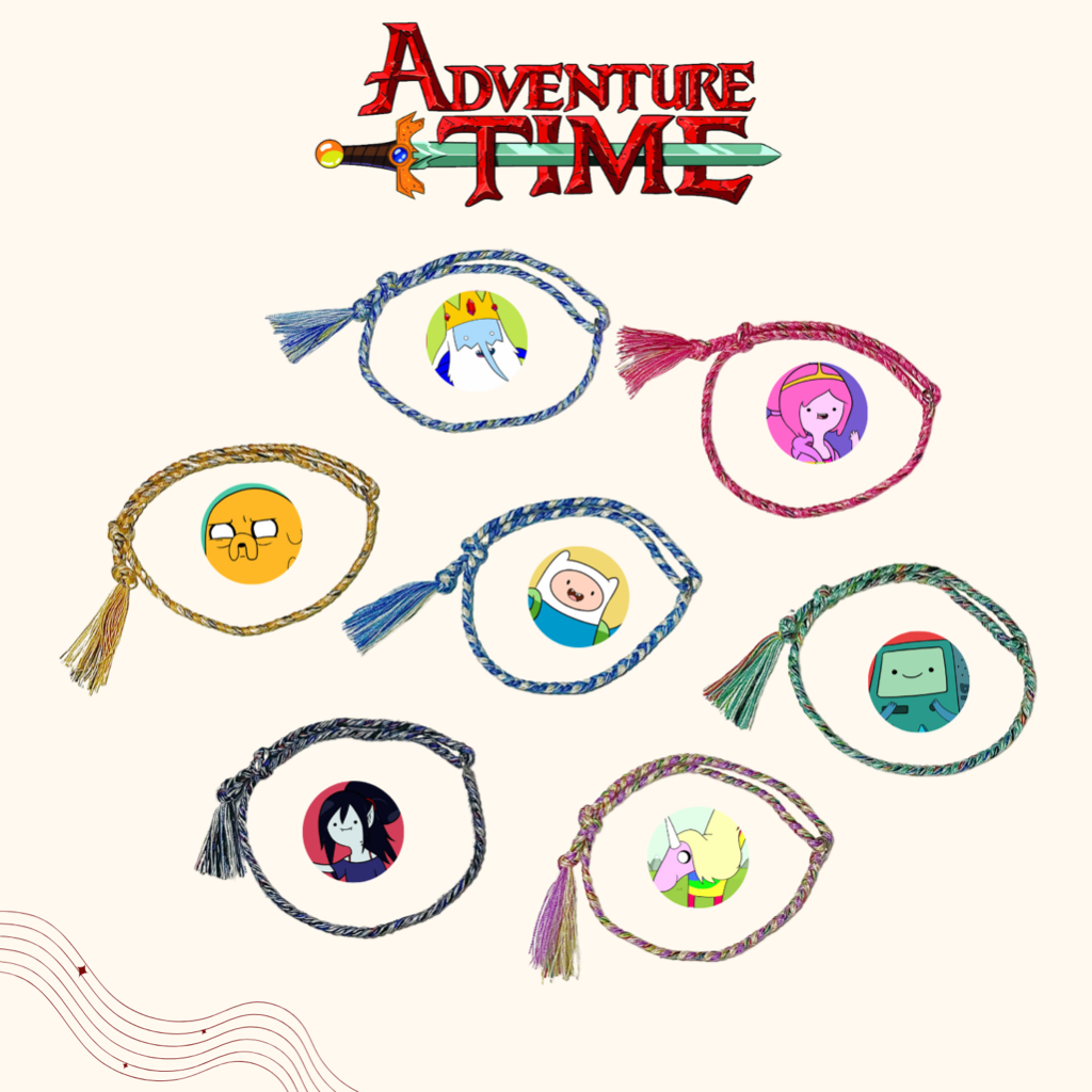 Jual Handmade Bracelet Adventure Time Edition (Finn, Jake, Princess ...