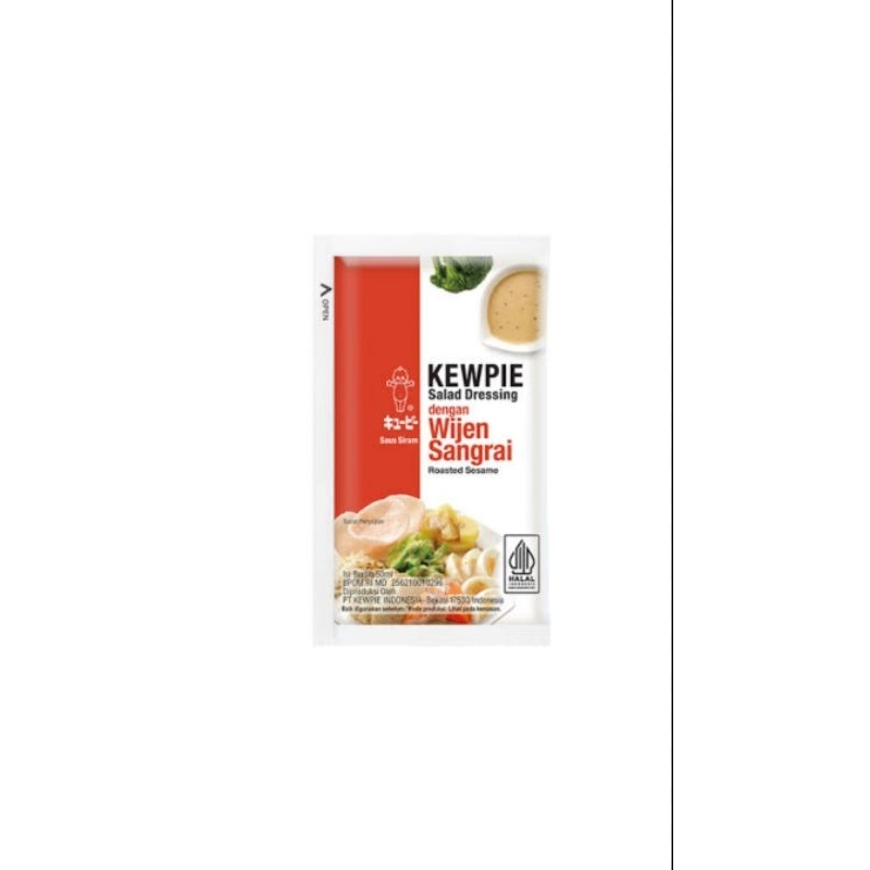 Jual Kewpie Salad Dressing Sachet Wijen Sangrai / Mayonaise Original