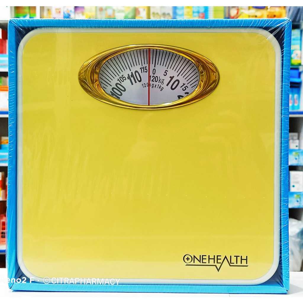 Jual Timbangan Berat Badan 𝐎𝐍𝐄 𝐇𝐄𝐀𝐋𝐓𝐇 𝐁𝐑𝟗𝟎𝟏𝟓𝐀 - Manual Analog Jarum