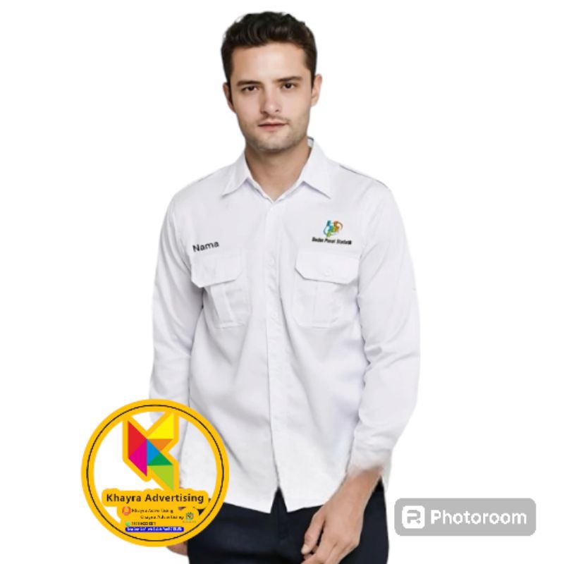 Jual kemeja bps badan pusat statistik seragam bps badan pusat statistik ...