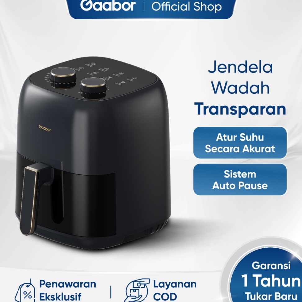 Jual KODE B84U PROMO ONGKIR Gaabor Air fryer 45 L Varian Pengorengan