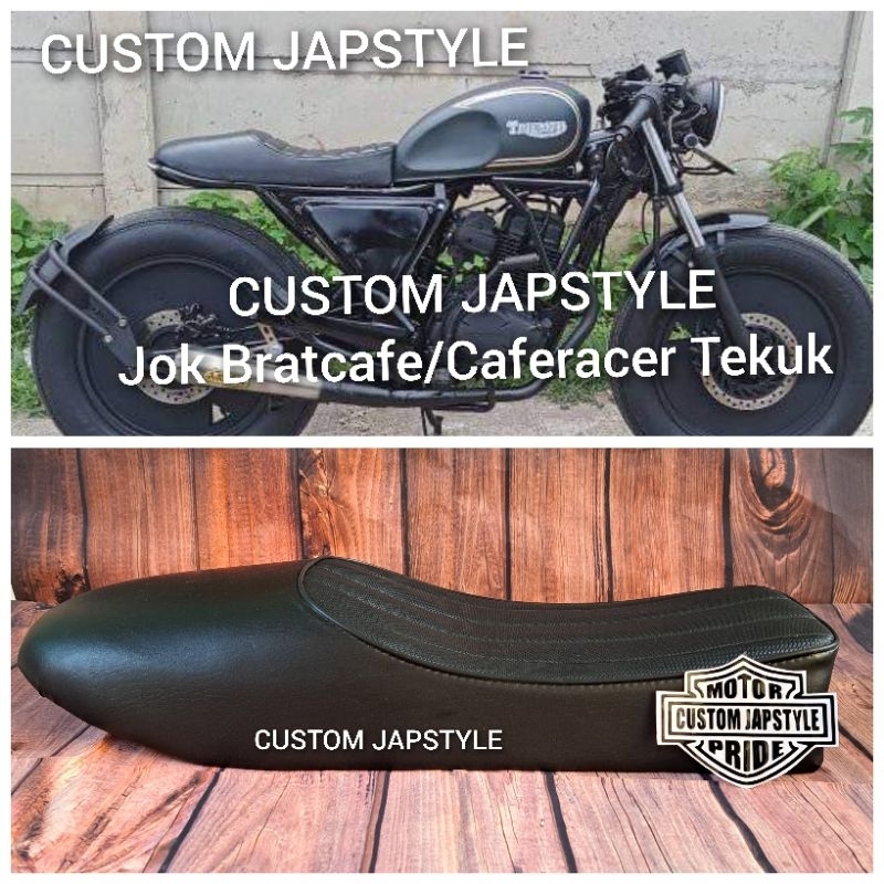 Jual jok custom bratcafe jok caferacer jok custom jok japstyle | Shopee ...