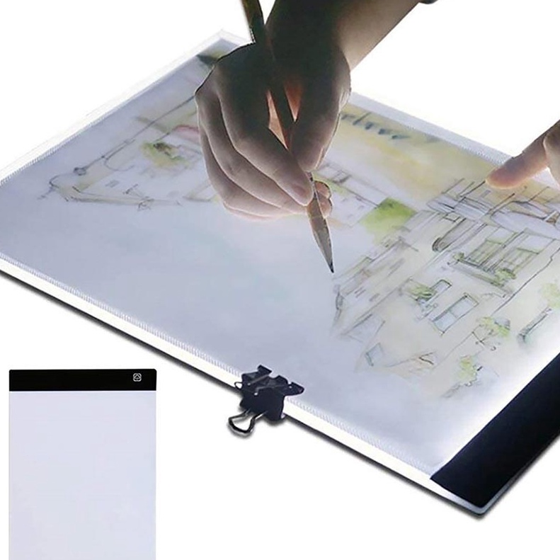Jual New Promote CODA3A4 LED Drawing Tracing Board Stensil Board Papan ...