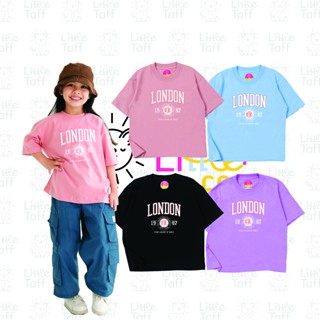 Jual Little taff - LONDON oversized tee kaos oversized grafik anak ...