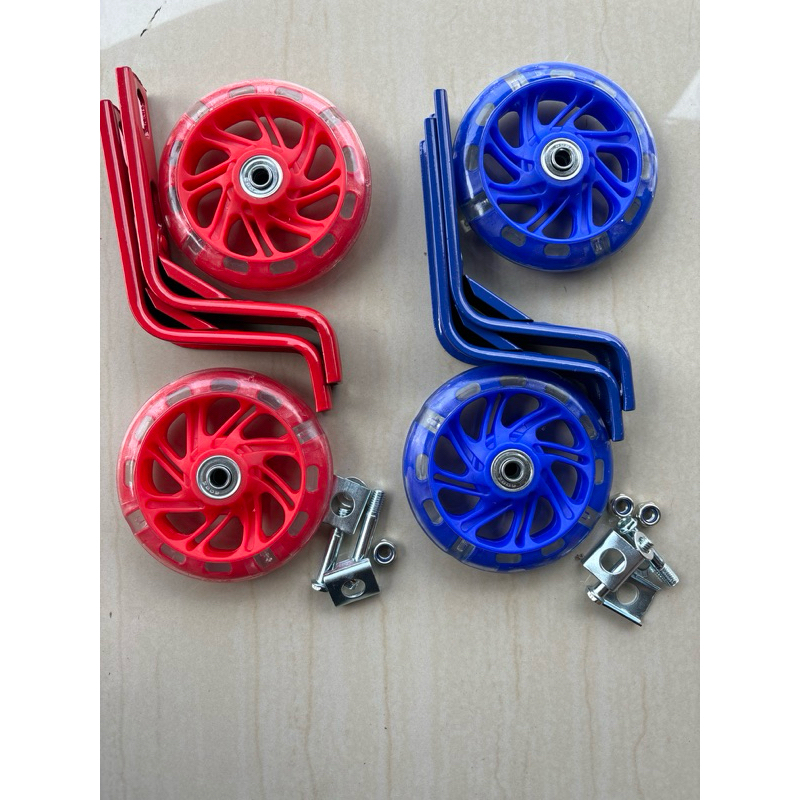 Jual roda bantu roda samping model LAMPU exotic sepeda anak ban 12 dan ...