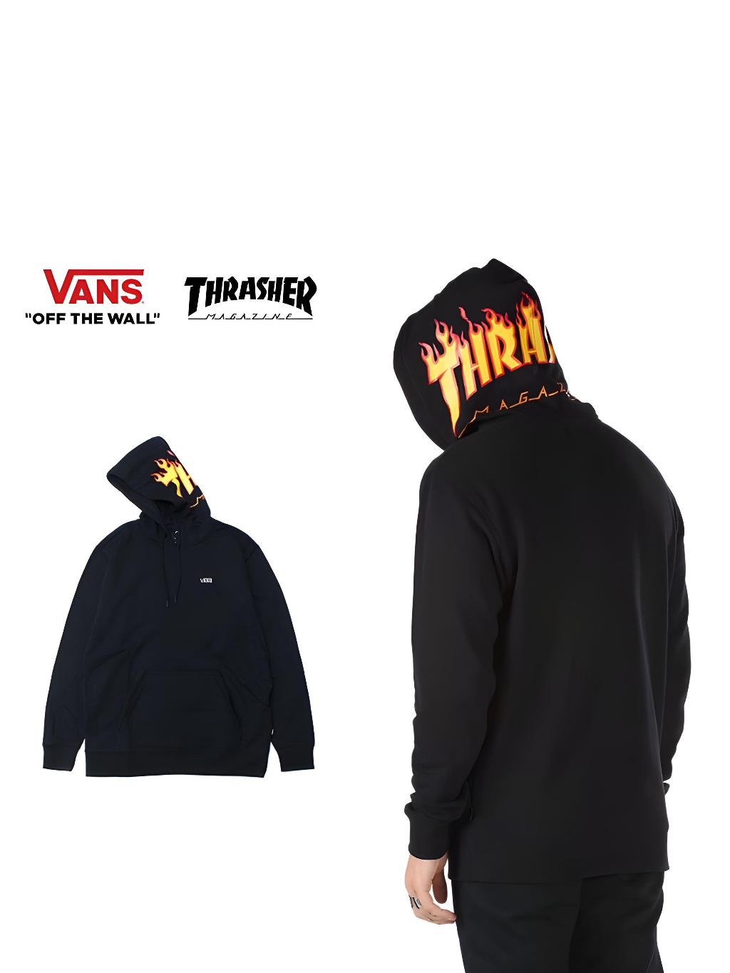 Jual Vans x Thrasher Pullover Hoodie Shopee Indonesia