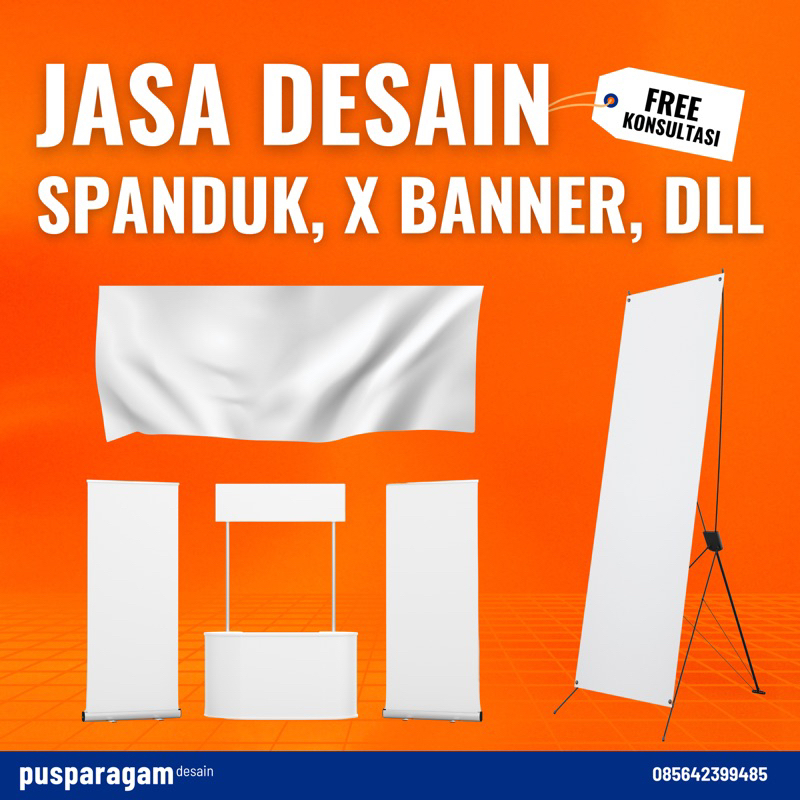 Jual Jasa desain Spanduk, X Banner | Shopee Indonesia