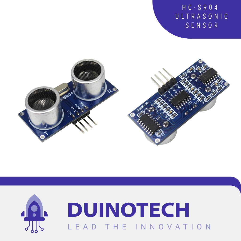 Jual Ultrasonic Sensor Hc Sr Hc Sr Sensor Ultrasonic Sensor Jarak Untuk Arduino Shopee