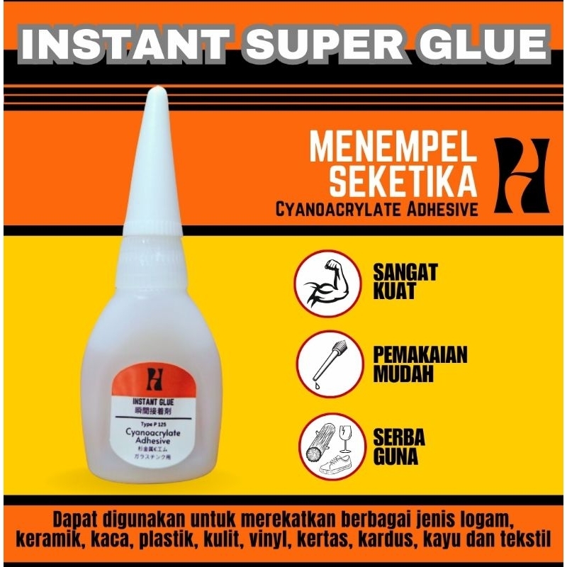 Jual Lem Korea Lem Setan No By H Super Glue Lem Besi Kayu Aquascape Kulit Logam Sepatu