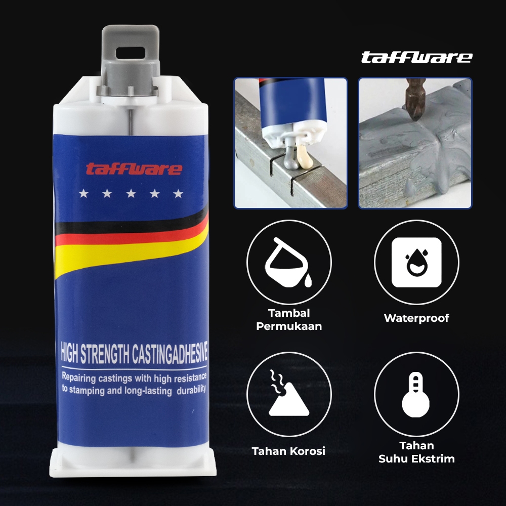 Jual Lem Besi AB Tahan Panas Metal Repair Glue Industrial 100g | Shopee ...