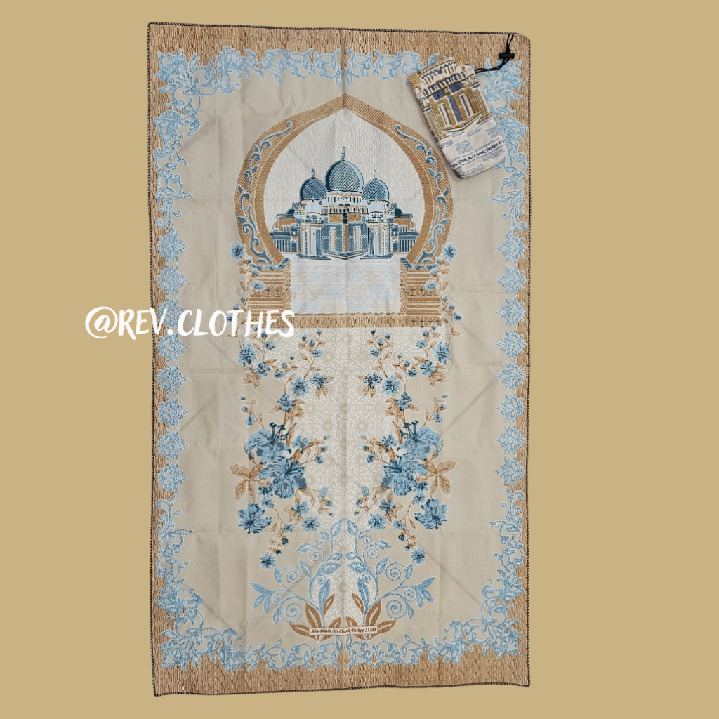 Jual Sajadah Travelling Motif ABU DHABI DAN RAUDAH | Shopee Indonesia