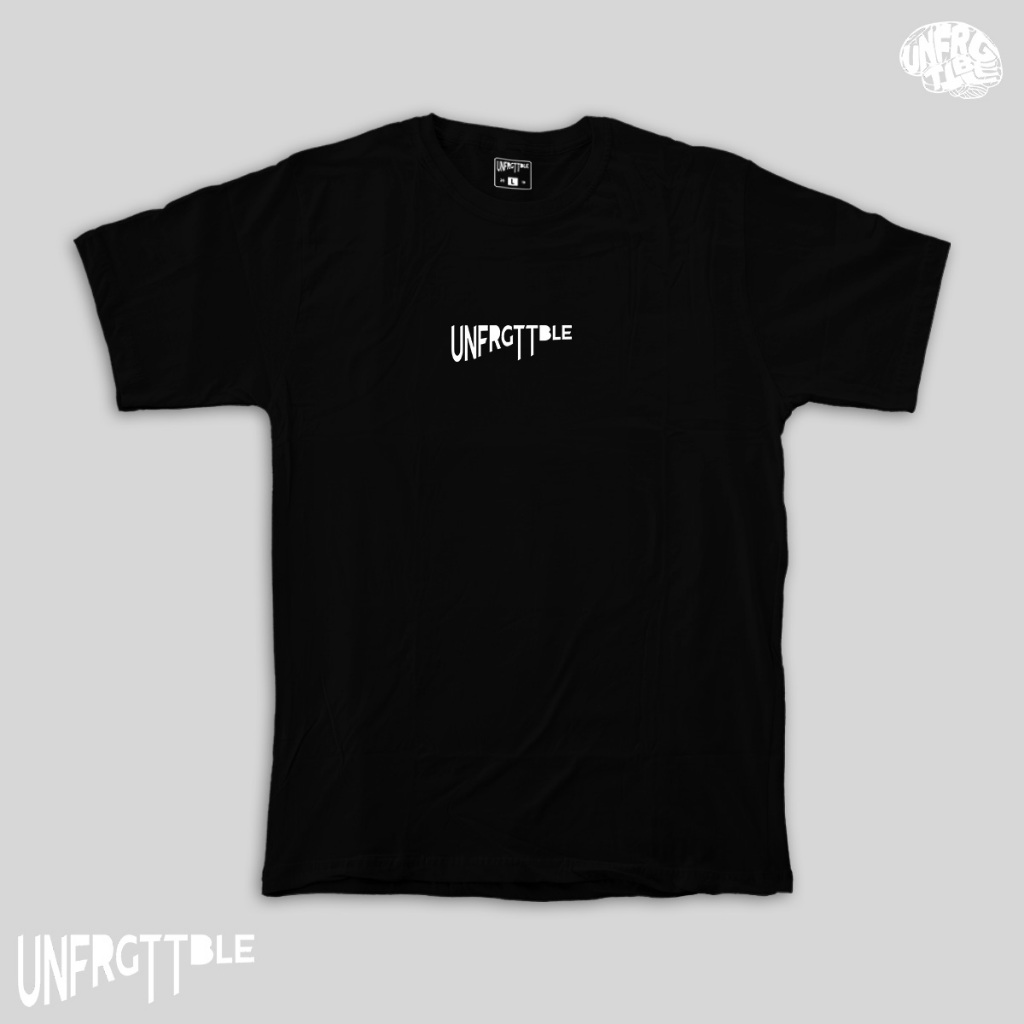 Jual Unfrgttble - T-shirt Kaos Logo Basic 24s | Shopee Indonesia