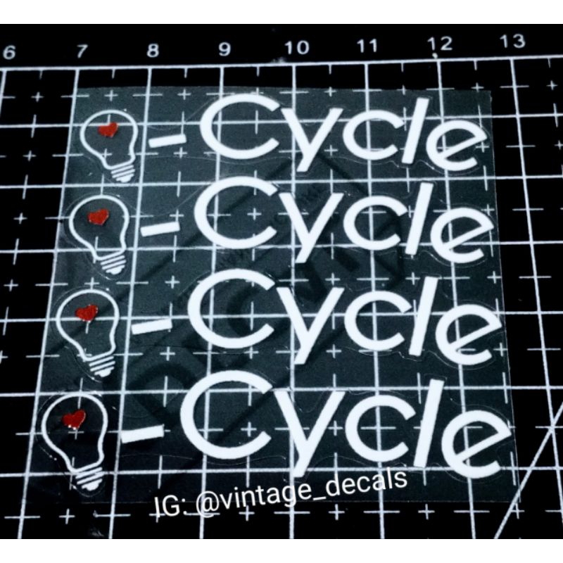Jual sticker decals replacement RIMS 12 I-cycle | Shopee Indonesia