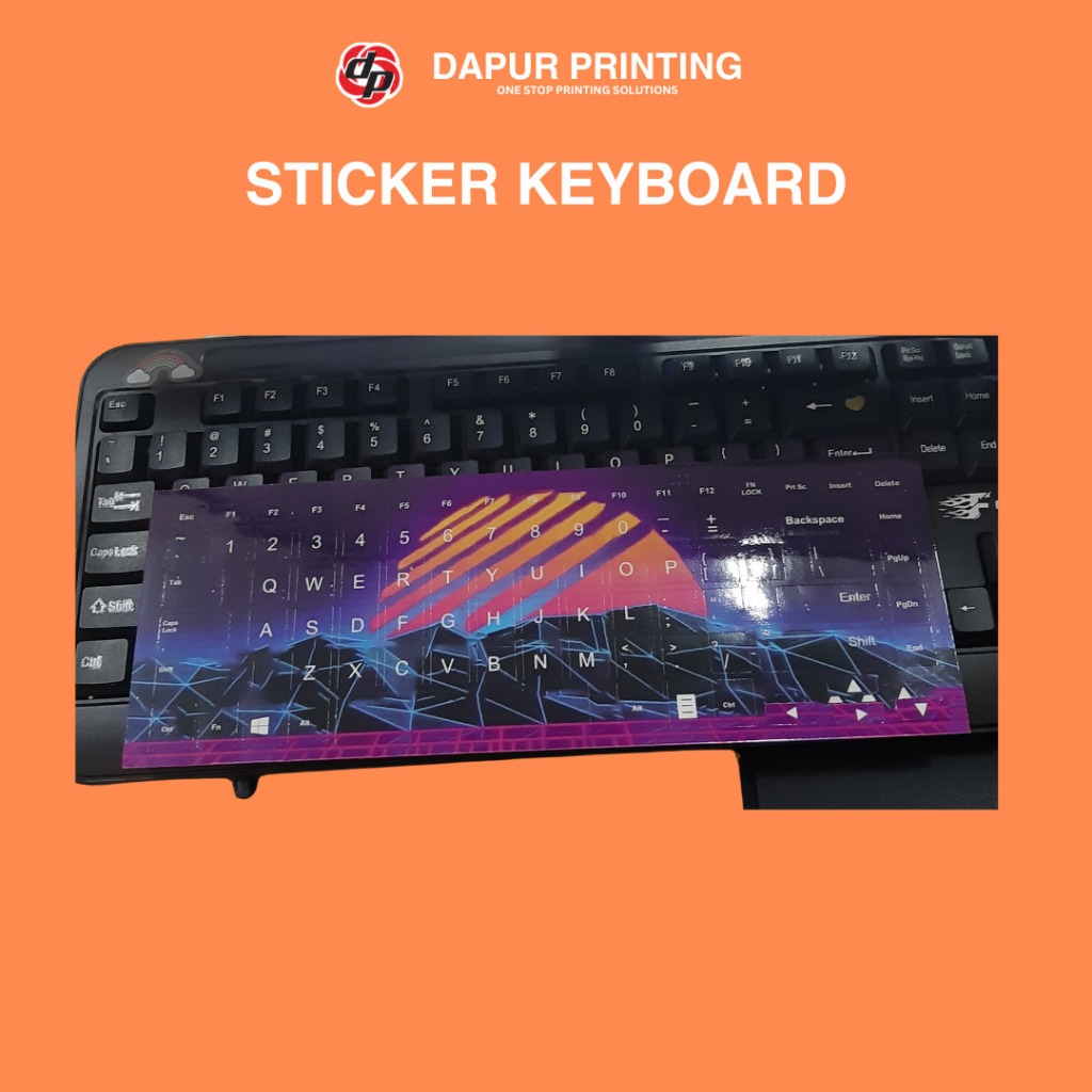 Jual Stiker Keyboard Multi warna motif Banyak Termurah di buat dengan ...