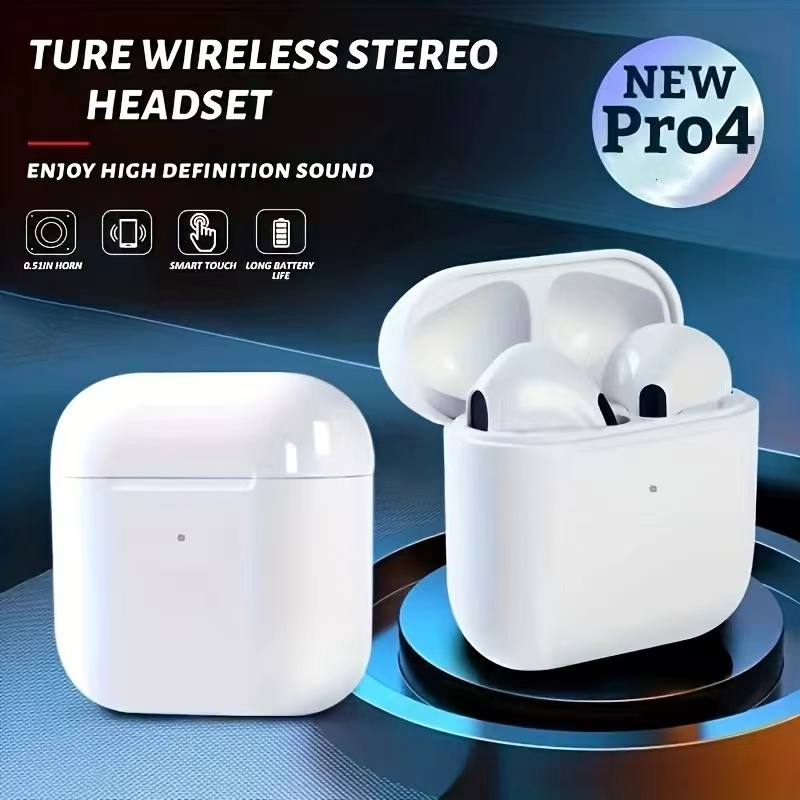 Jual Cod Tws Pro4 Pro5 Pro 3 Headset Bluetooth Bass Hifi Stereo True Wireless Bluetooth Earphone 1235