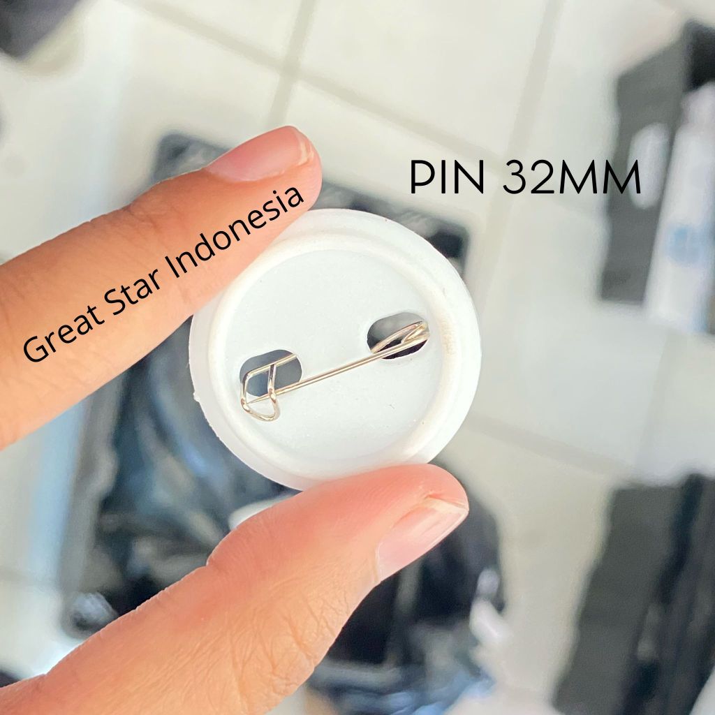 Jual BAHAN PIN PENITI HOLAND 32MM MESIN + KALENG ALUMUNIUM/PACK ISI ...