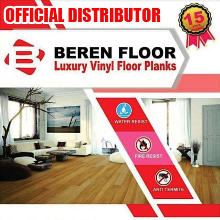 Jual Lantai Vinyl Lantai Motif Kayu Tebal 3mm | Vinil Flooring Vynil