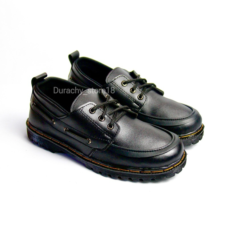 Jual DURACHY Sepatu Formal Pria Low Boots Kulit Hitam | Itachi | Shopee ...
