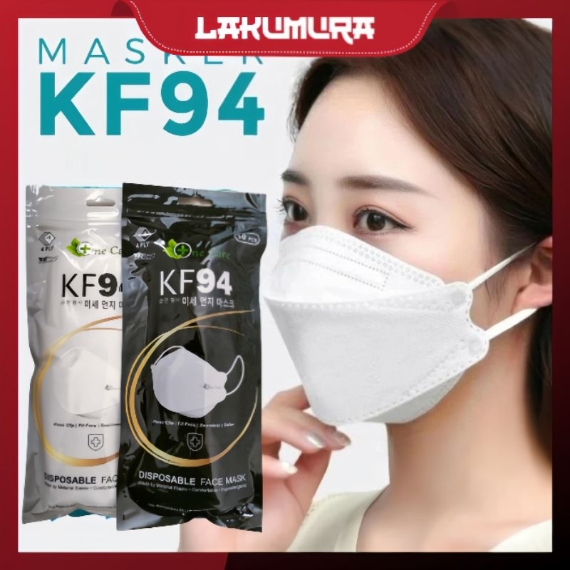 Jual Masker KF94 One Care 4 Ply Diposable Face Mask Isi 10 Pcs | Shopee ...