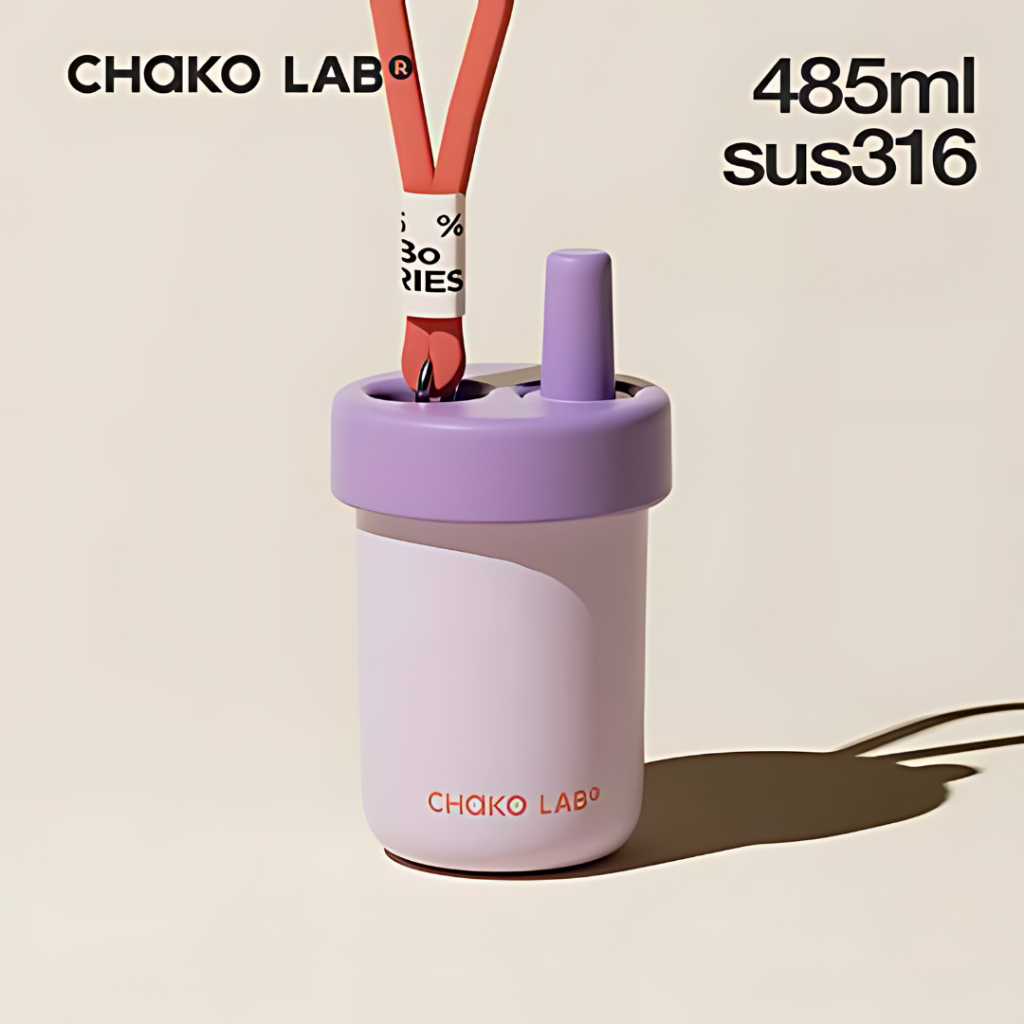 Jual CHAKO LAB Bobo Vacuum Cup Insulated Thermos 485ml - Pastel Color ...