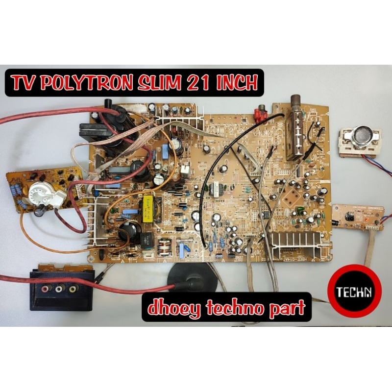 Jual MESIN TV POLYTRON SLIM 21 NORMAL SECOND NORMAL | Shopee Indonesia