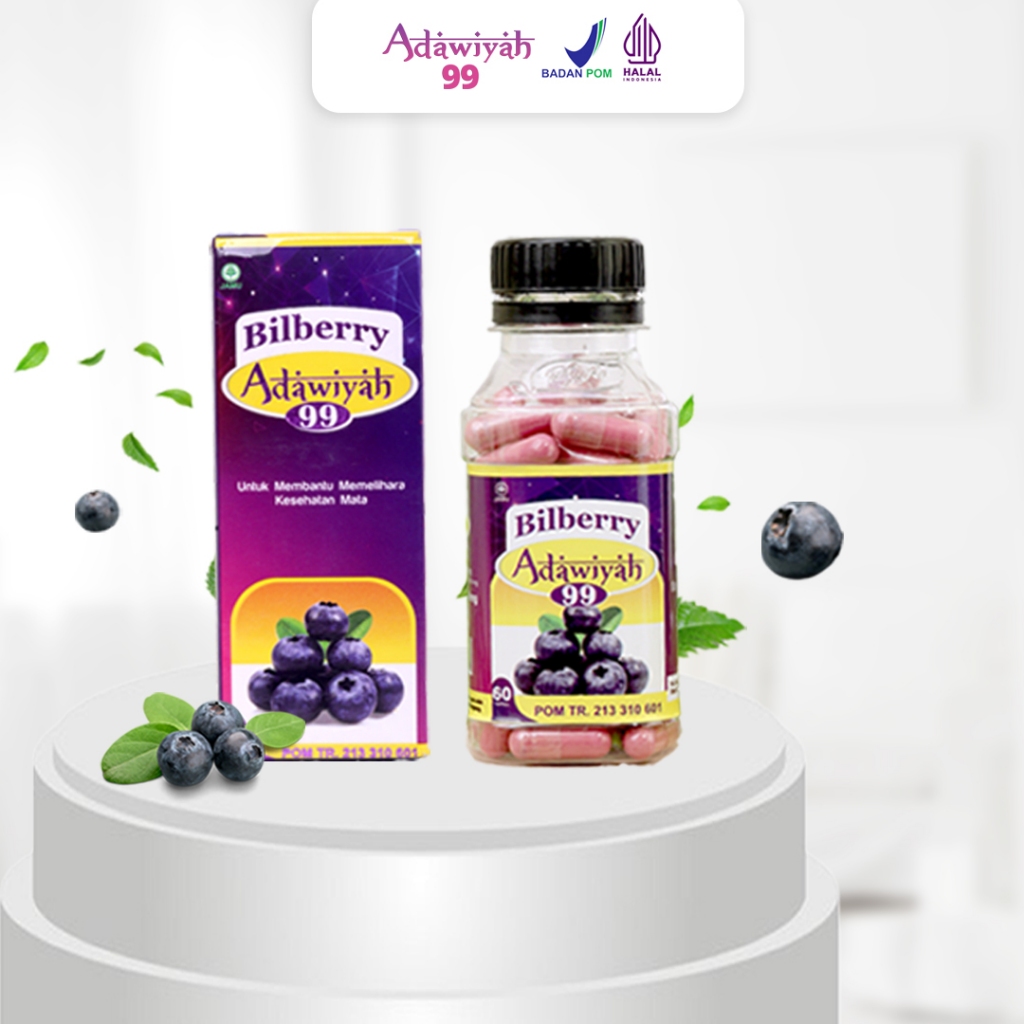 Jual Adawiyah99 Bilberry Adawiyah99 Ekstrak Kapsul Herbal Alami