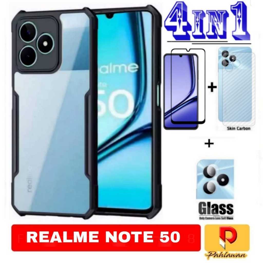 Jual Case Realme Note 50 Case Armor Transparent Premium Case | Shopee ...
