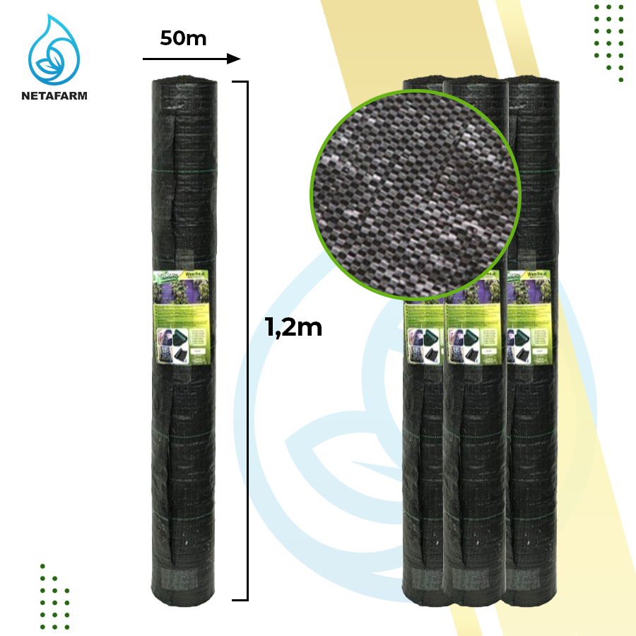 Jual Weedmat Control Terpal Mulsa Anti Rumput Hitam EG Lebar 1,2mx50m ...