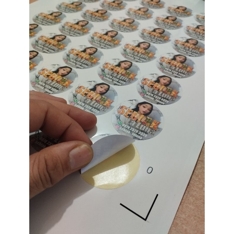 Jual sticker print label A3 stiker kromo murah | Shopee Indonesia