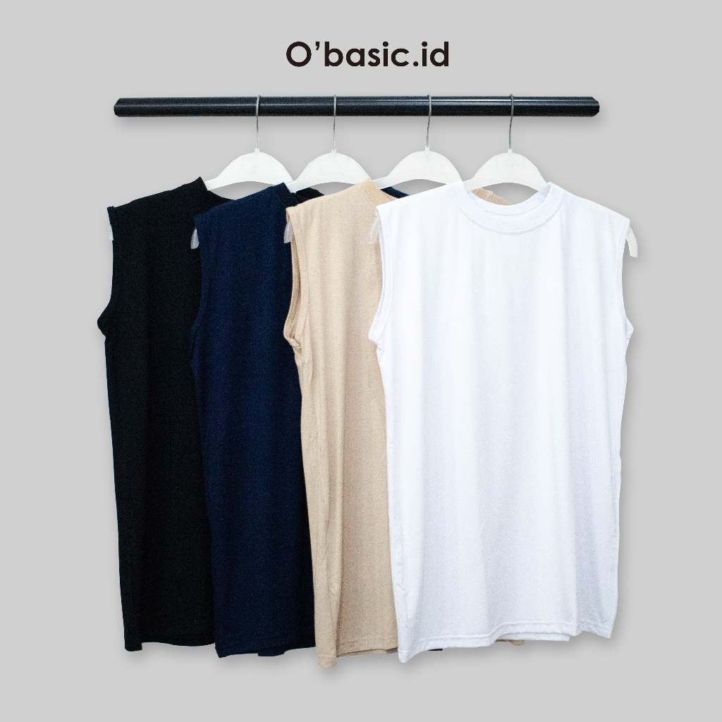 Jual Inner Kaos Tanpa Lengan Sleeveless Bahan Jersey by Obasic.id ...