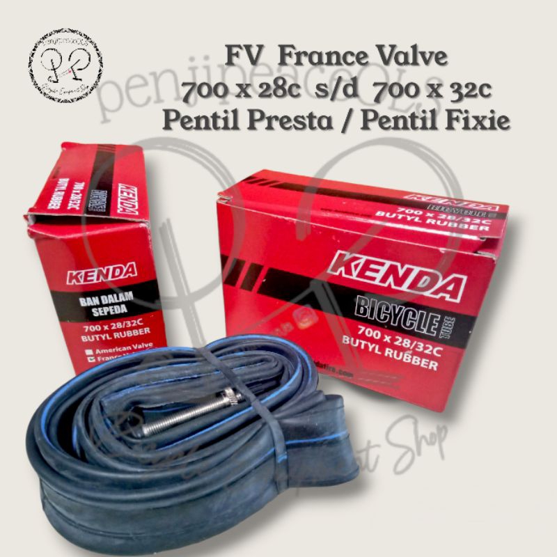 Jual ban dalam kenda 700 x 28 32c pentil presta ban dalam sepeda