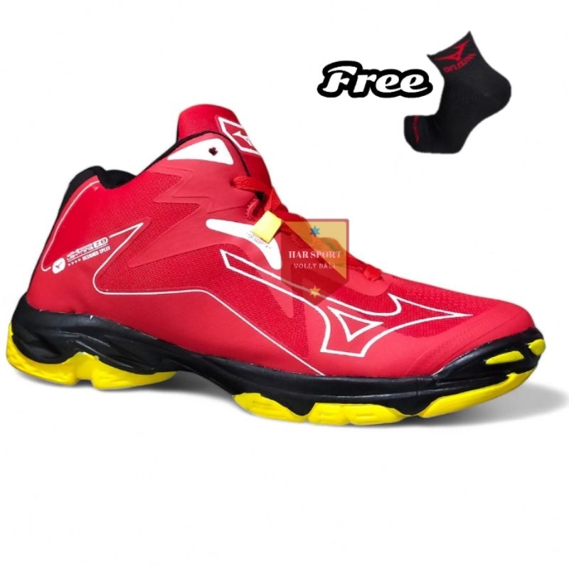 Jual Sepatu Voli Mizuno Wlz 7 Murah Terbaru Sepatu Mizuno Wave Lightning z7 mid Sepatu Volly Wanita Shopee Indonesia